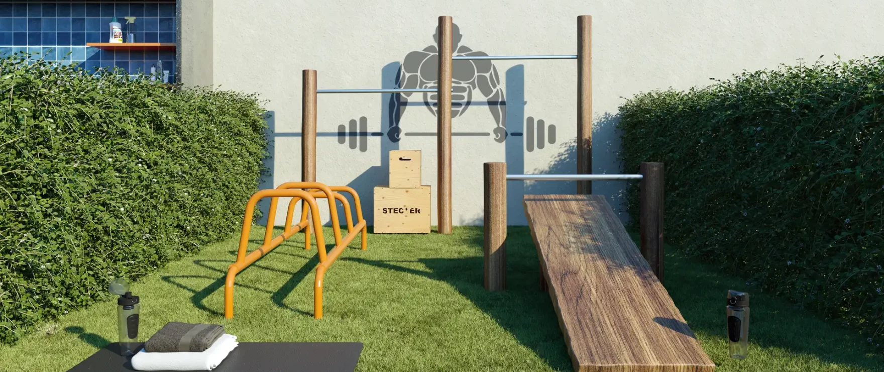 Academia Externa Residencial Miami miami