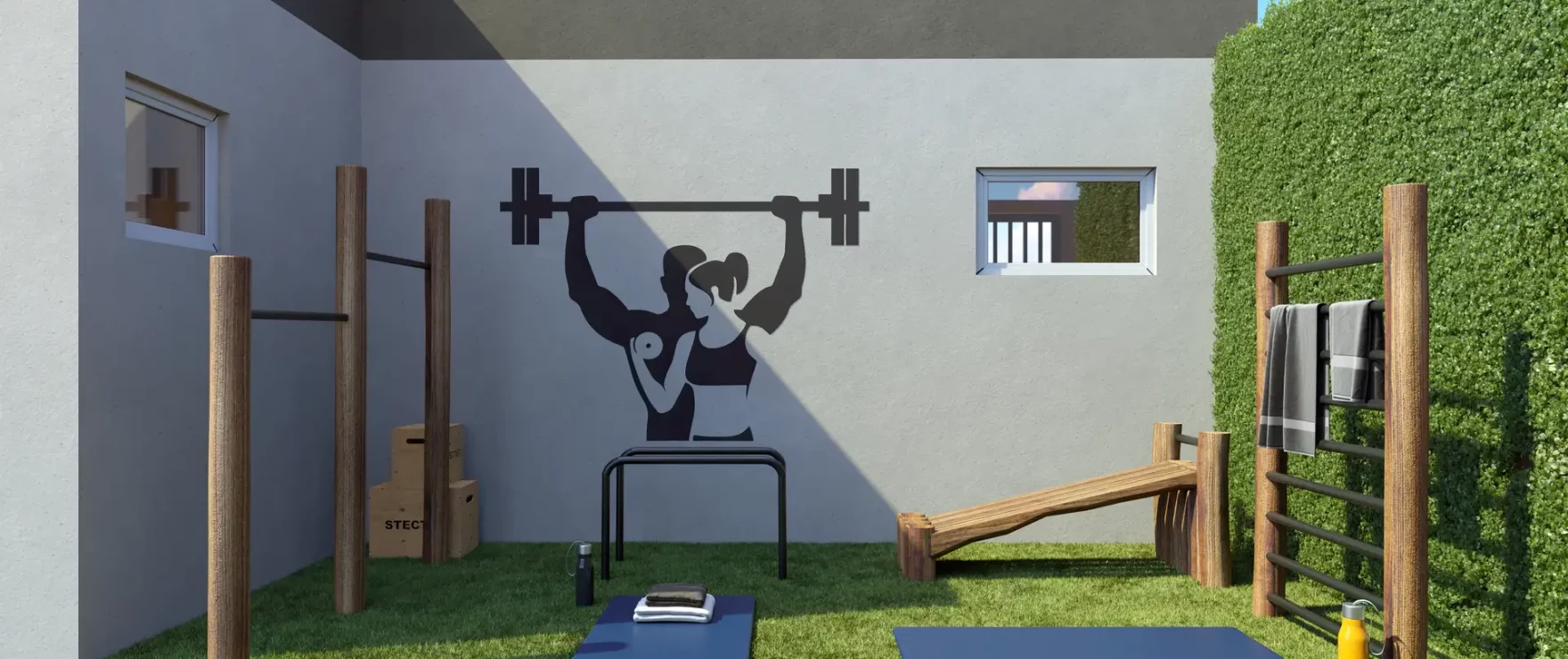 Academia externa Residencial Dubai dubai