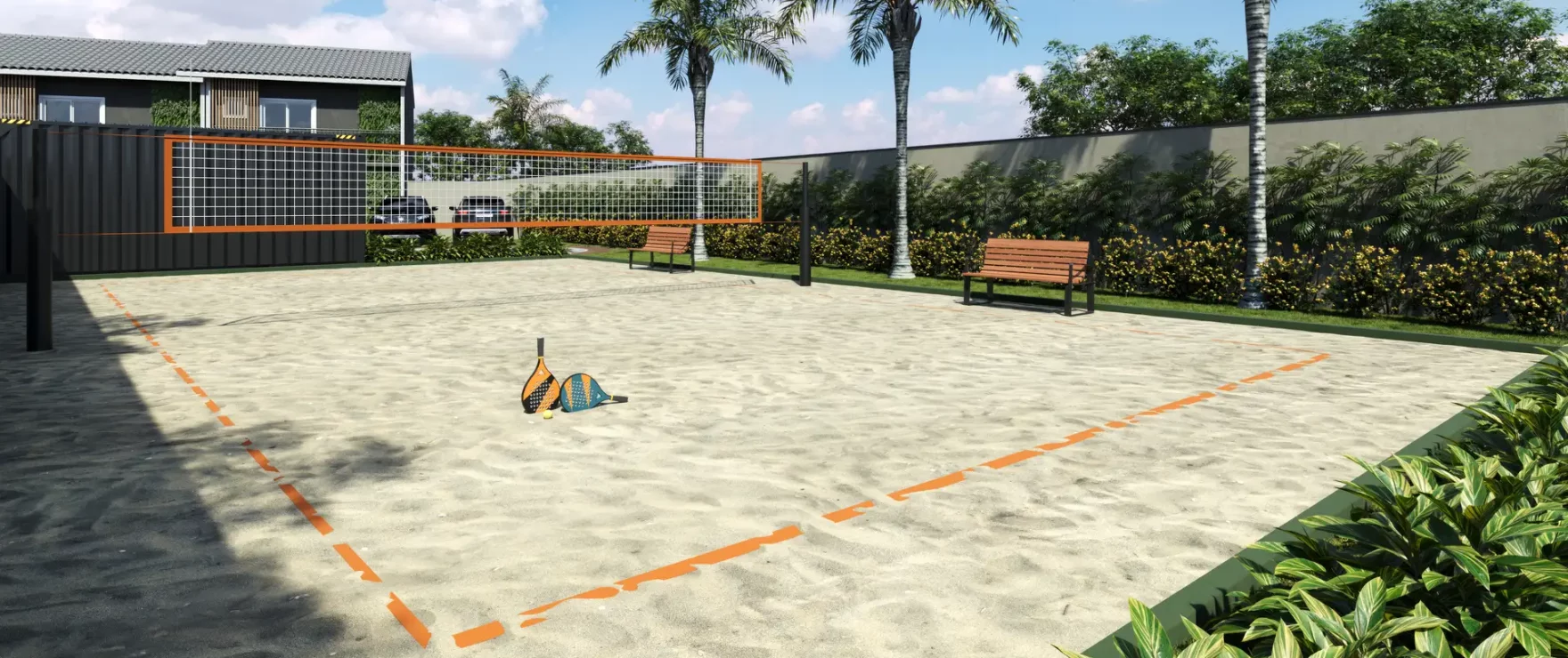 Beach Tennis Residencial Milão milao