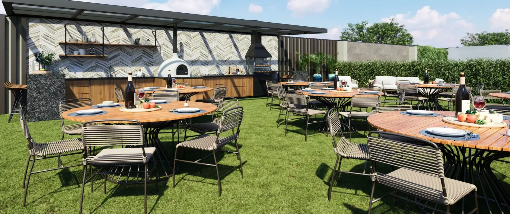 Churrasqueira Residencial Milão milao