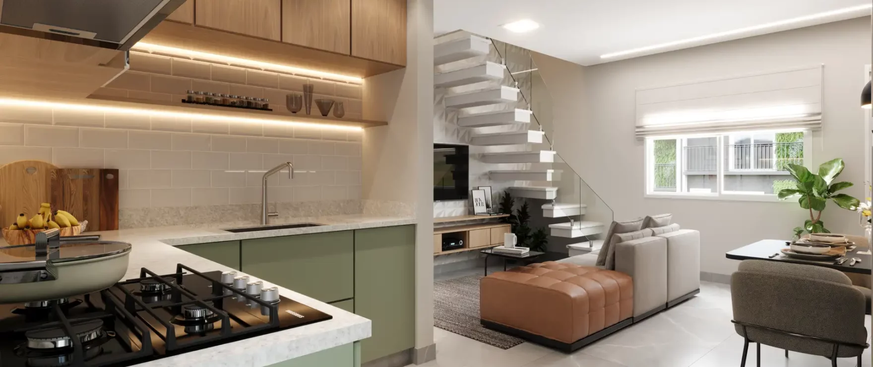 Cozinha Casa Tipo B Residencial Milão milao