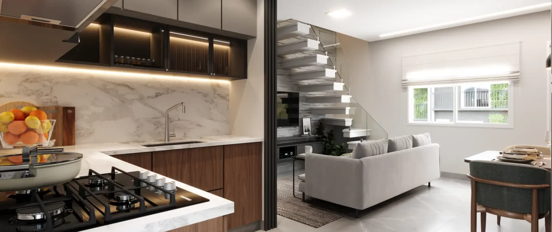 Cozinha Casa Tipo B Residencial Milão milao