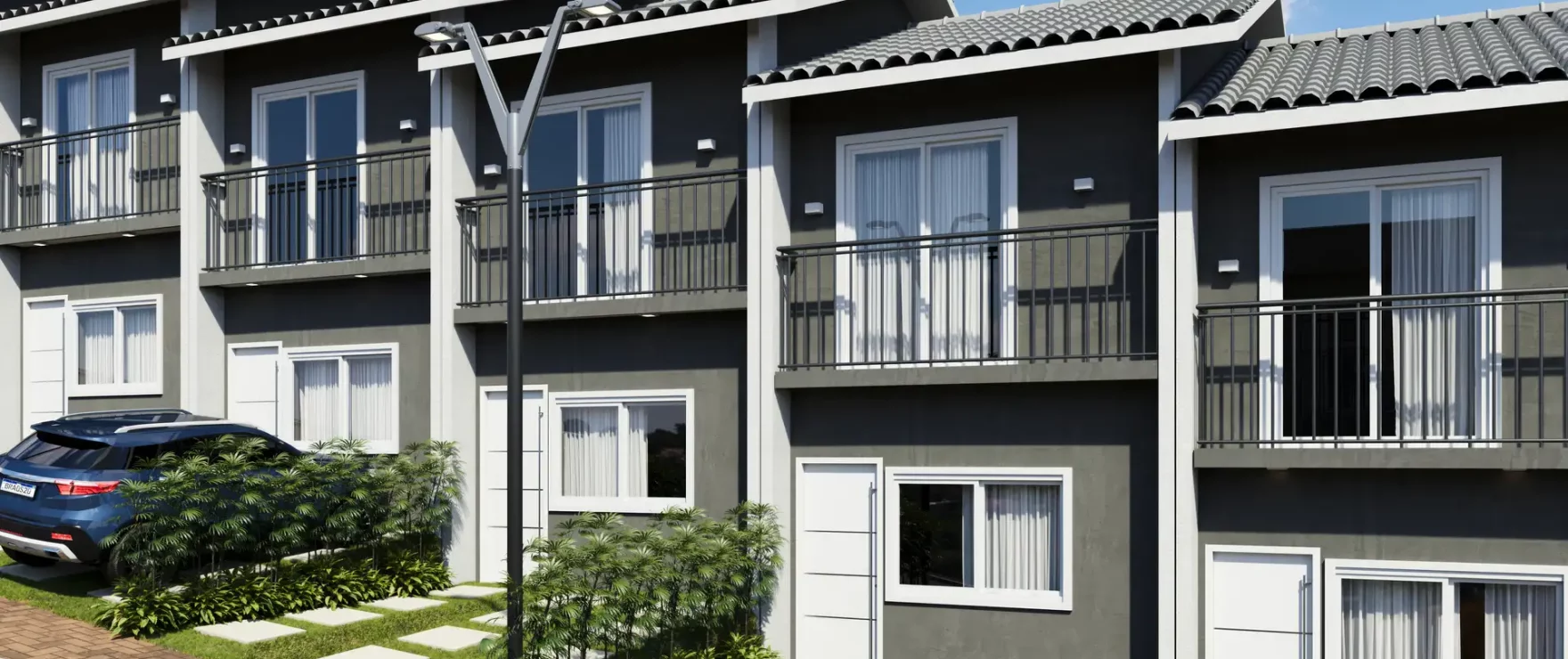 Fachadas Casas Tipo A Residencial Milão milao