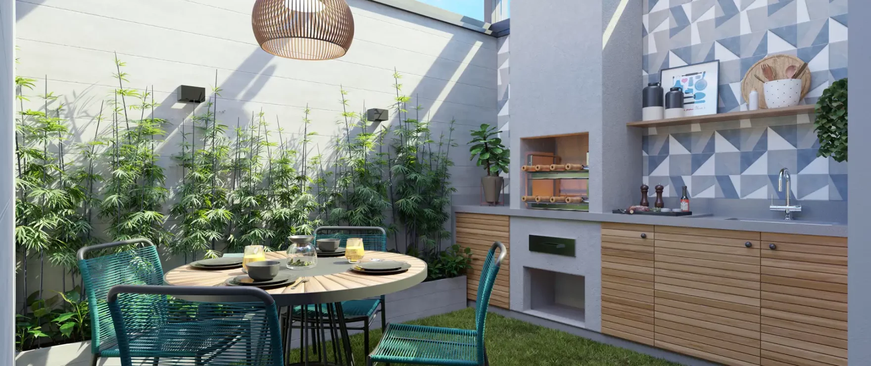 Quintal Lateral Residencial Miami miami