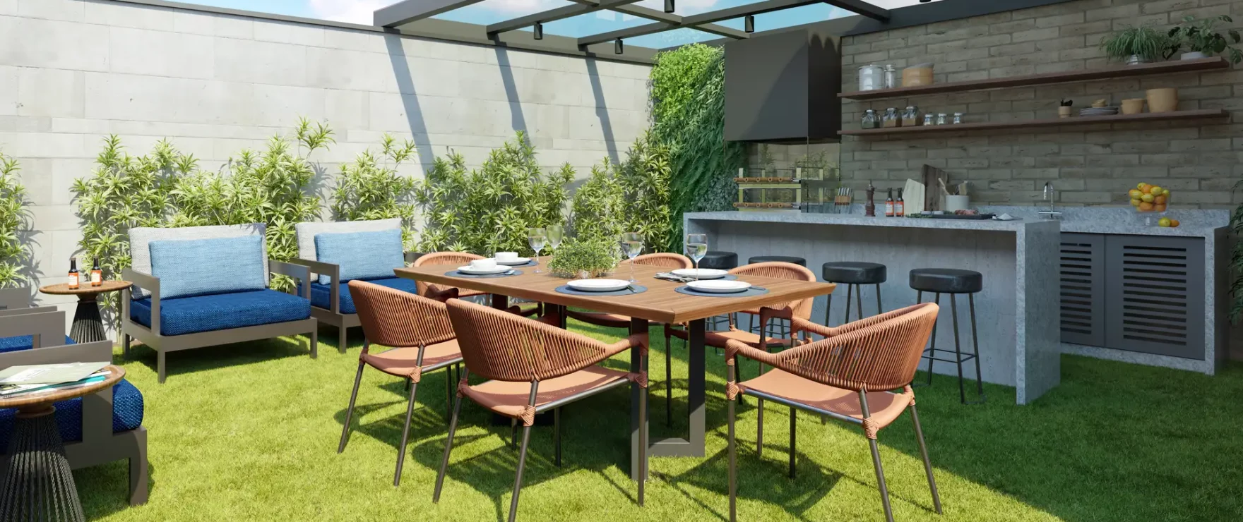 Quintal Lateral Residencial Dubai () dubai