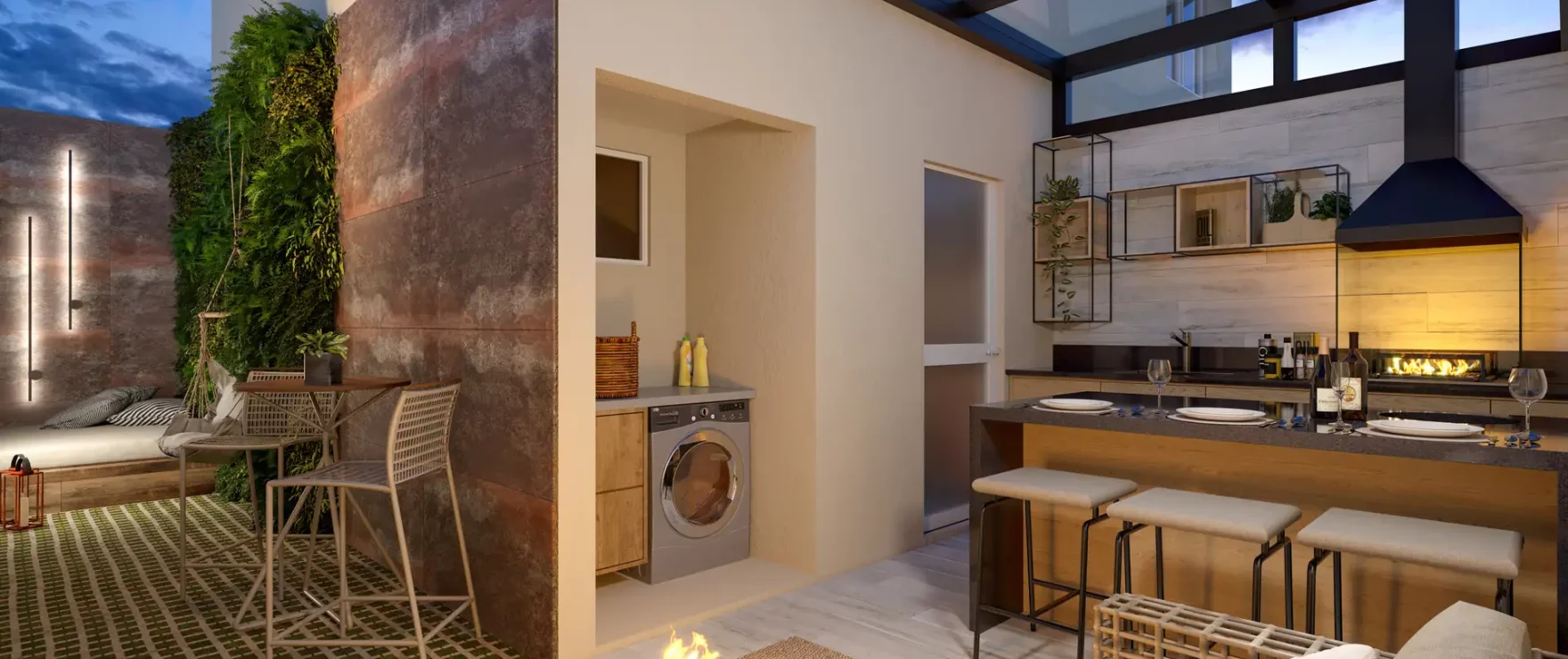 Quintal Lateral Residencial Dubai () dubai