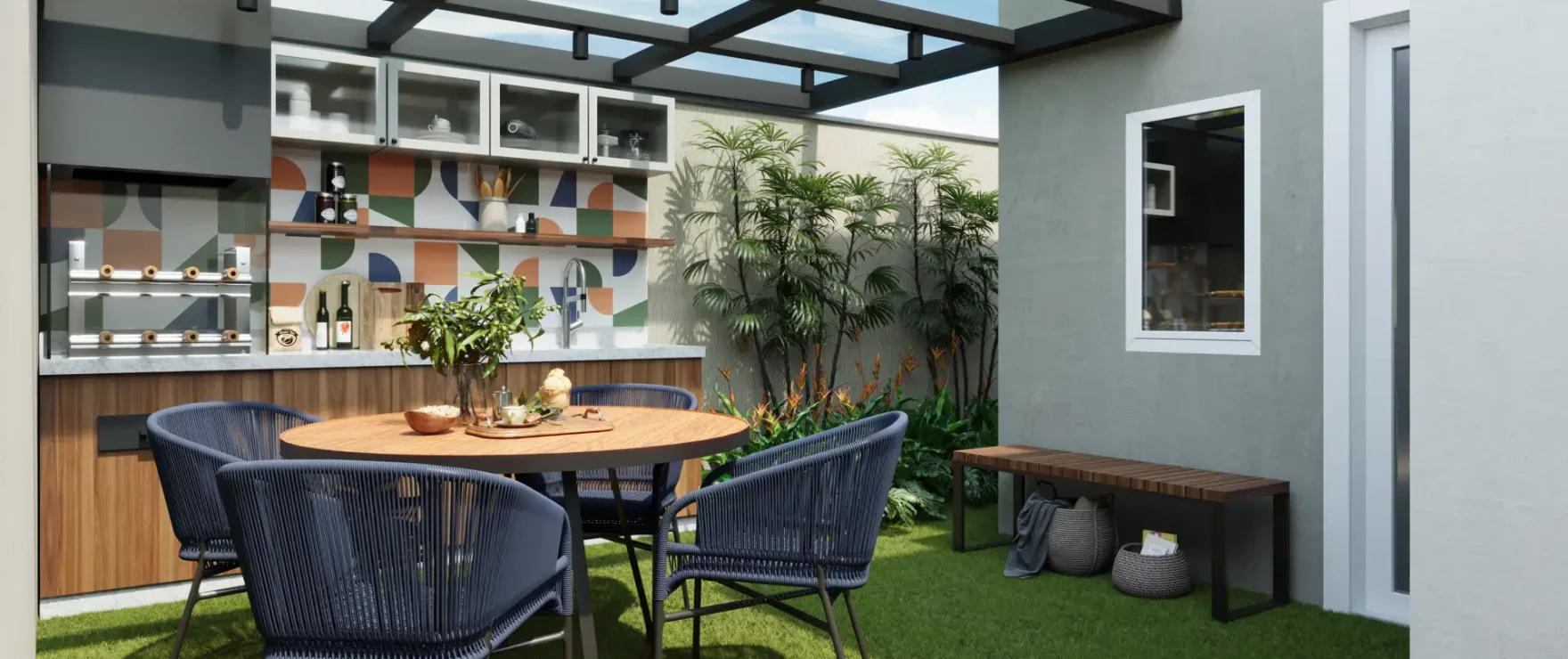 Quintal Lateral Residencial das Oliveiras