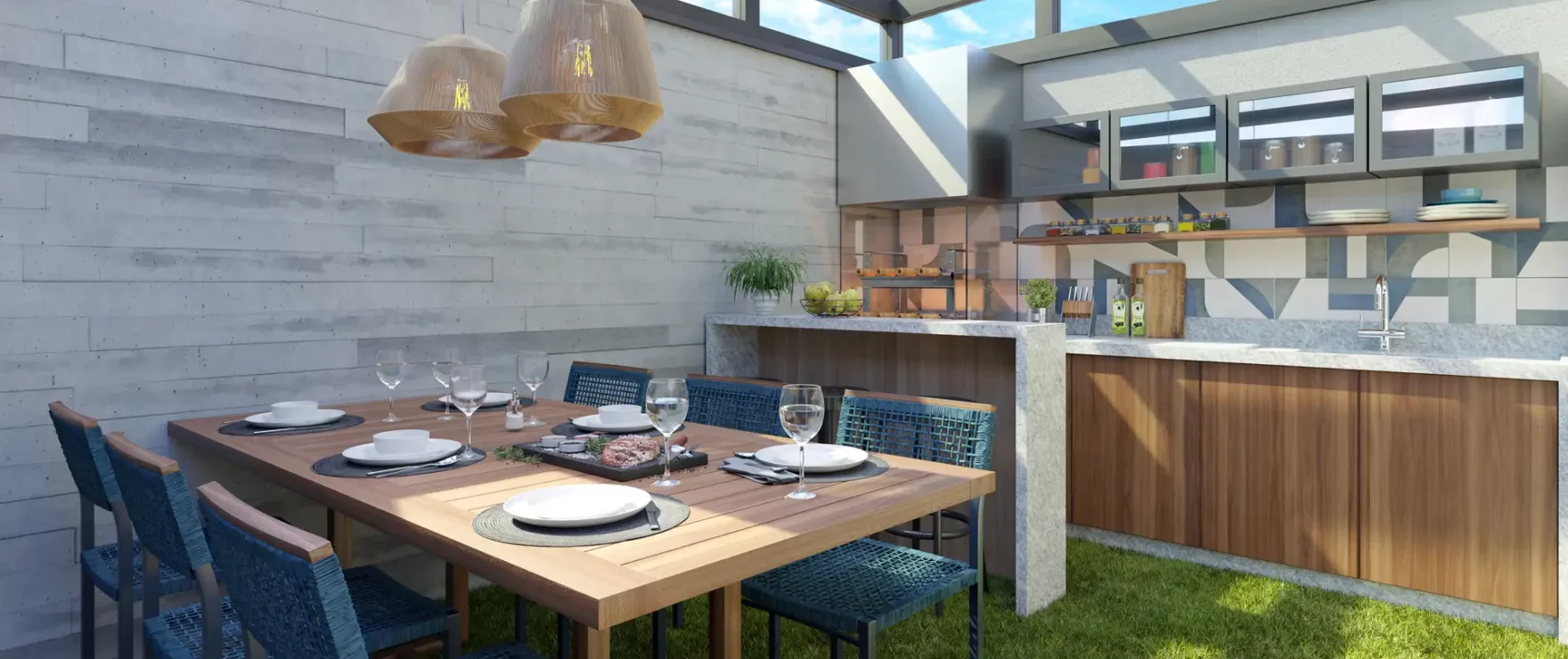 Quintal padrão Residencial Miami miami