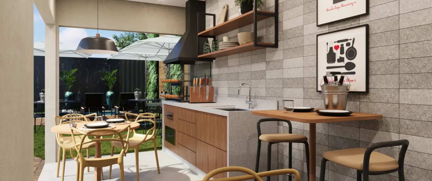 Salão de Festas Residencial Milão milao